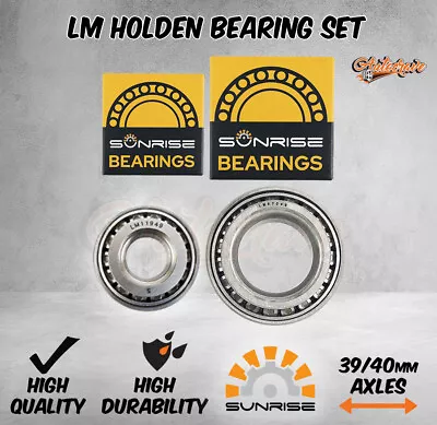 SUNRISE LM/Holden Trailer Bearing Set Hub Drum Disc Wheel LM67010/48 LM11910/49 • $21.95