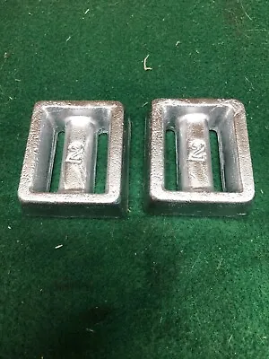 Two 2 Lb Lead SCUBA Or Snorkeling Dive Weights • $10