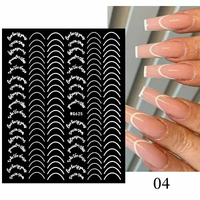 Gold Silver Little Stars Nail Stickers Shiny 3D Nail Art Decoration Decals DIY • $1.42