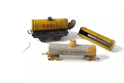 3 Pieces Shell Tank O-ho  Scale / Custom Wood Tank Car Sold As Found L-148 • $6.99