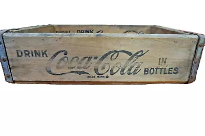 Coca-Cola Vintage Wooden Crate Coke Logo Los Angeles • $20