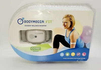 BodyMedia Fit On Body Wellness Monitor Core Armband NEW Factory-sealed Package • $17.99