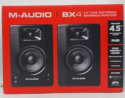 M-Audio BX4 120 Watt Powered Studio Monitors - Pair • $99.99