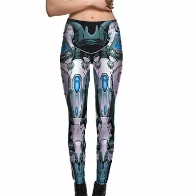 £18.59 • Buy Cartoon Comic Women Sexy Leggings Trousers Yoga Fitness High Elastic Digital Gym