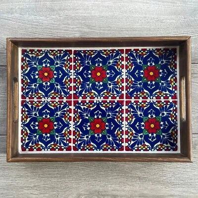 NEW Mexican Talavera Tile Decorative Tray • $79.99