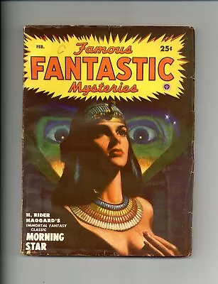 Famous Fantastic Mysteries Pulp Feb 1950 Vol. 11 #3 VG Low Grade • $9.40