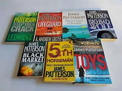 James Patterson Bulk Book Pack X 7 Books Rare Hard To Find Titles In Australia  • $59.95