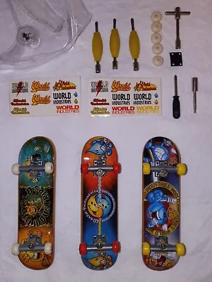 Tech Deck Mini Fingerboards 3 Pack SkateboardsWorld Industries Brand RARE • $69.99