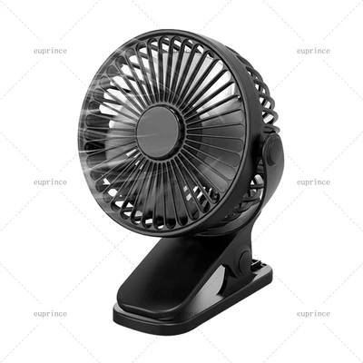 £9.99 • Buy Rechargeable Mini USB Desk Fan Portable Table Clip Fan Small Cooling Fan 3 Speed