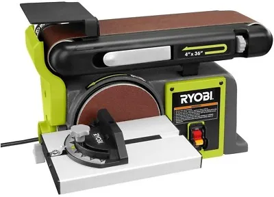 Ryobi Bench Belt Disc Sander Sanding Machine Vertical Horizontal BD4601G Quiet • $233.85
