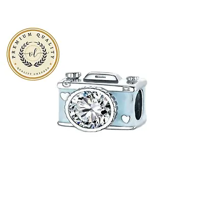 Blue Colored Camera Charm Retro Camera Charm Gift For Women • $29.19