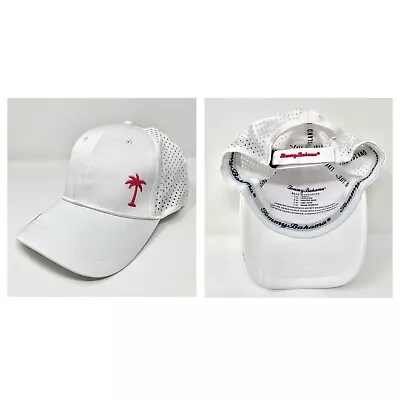 Tommy Bahama Margarita Recipe Golf Hat Women’s White Pink Palm Tree Vented • $25