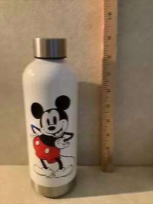 Disney Sonoma  Mickey Mouse 16oz Canteen Stainless Steel  Water Bottle USED • $18.99