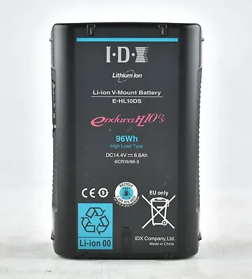 $99.99 • Buy *IDX Endura E-HL10DS 96Wh High Load Li-ion V-Mount Battery With D-Tap Output