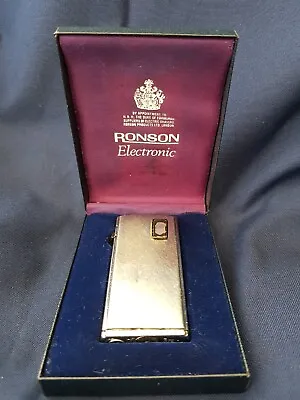 £9 • Buy Vintage Ronson Varaflame Electronic Lighter With Original Box. Untested