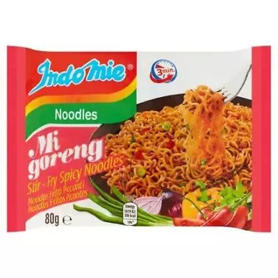 £12.99 • Buy Indomie MI Goreng Stir-Fry Spicy Noodles 80g (Pack Of 20)