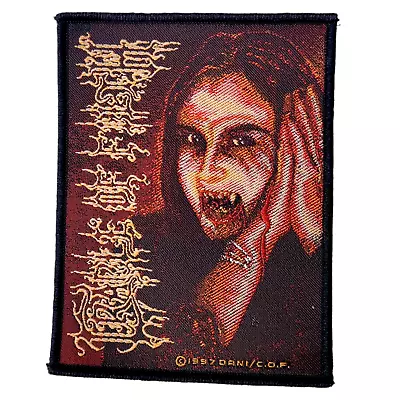 Vintage Cradle Of Filth 1997 Official Woven Patch Metal Band Sew On 3 X 4 Inch • $17