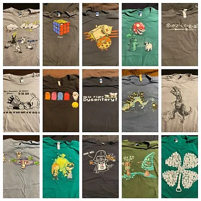 COOL 2XL T SHIRTS Woot! Assorted Designs Size 2XL XXL Original Parody Humor Fun • $5.25