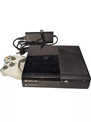 Microsoft Xbox 360 E System Black Console 360E Tested Working White Controller • $40