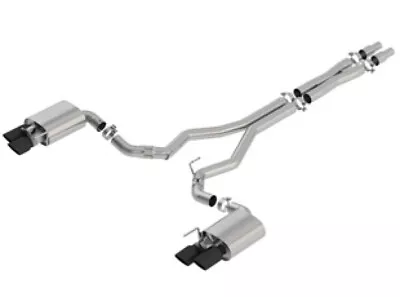 Borla ATAK 3  Exhaust W/Black Chrome Tips 2018-2023 Ford Mustang GT / Bullitt V8 • $2155.99