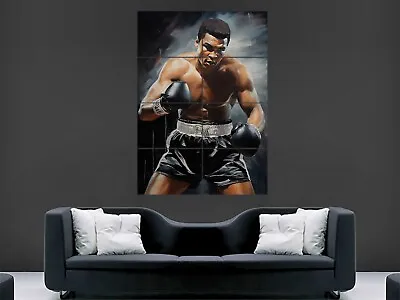 Muhammad Ali Poster Boxing Knockout Legend Sport Giant Large Wall Art Print • £18.75