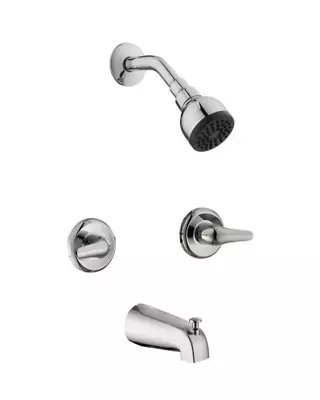 Glacier Bay HD833X-0001 Aragon 2-Handle 1-Spray Tub & Shower Faucet In Chrome • $34.99