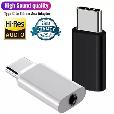 USB Type C To 3.5mm Jack Headphone Audio Aux Stereo Adapter For Samsung Huawei • $7.49