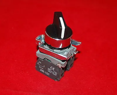 22mm Maintained Selector Select Switch 3 Position Fits XB4 BD33 2NO STAY PUT • $5.88