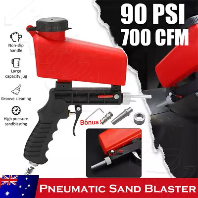 90PSI 1/4'' Sand Blaster Gun Rust Spray Tool Air Compressor Pneumatic Handheld • $17.45