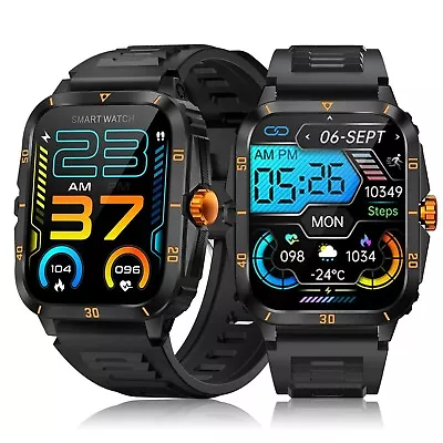 Smart Watch Men Women Fitness Tracker Blood Pressure Heart Rate Sport Watches UK • £29.99