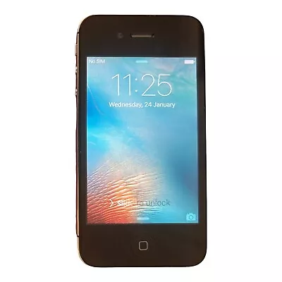 Apple IPhone 4s 16GB (A1387) Black Unlocked & Working • $59.95