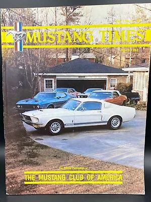 Mustang Times Magazine March 1983 Mustang Club Of America • $6.49