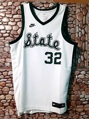 NWT! Nike #32 Michigan State MSU Spartans Basketball Jersey CQ3664-100 Size M • $69.99