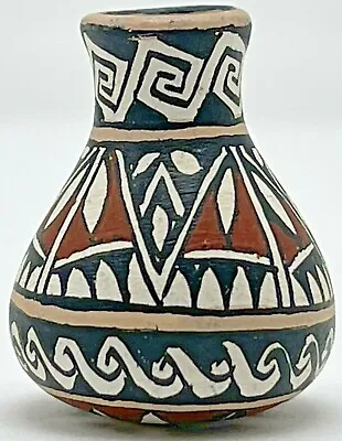 Miniature Native Pottery Vessel Vase Artist CB • $59.95