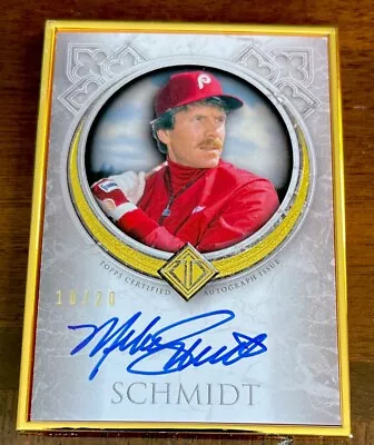 Mike Schmidt 2023 Topps Transcendent Gold Framed AUTO #10/20 Phillies • $125