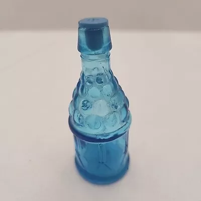 Wheaton Miniature Teal Blue Grapes Bottle 3  Excellent Condition • $10