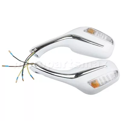 8mm Rearview Mirrors For GY6 50cc 150cc 250cc Scooter Moped White Pair • $20.85