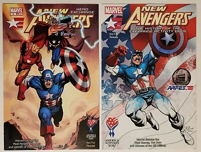 New Avengers AAFES #9 & Activity Book Set (2010 Marvel) VF Military Giveaway • $8.99