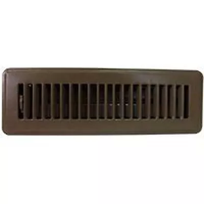 New Mintcraft 2643286 Brown 2  X 14  Metal Floor Air Register Sale Price • $5.09