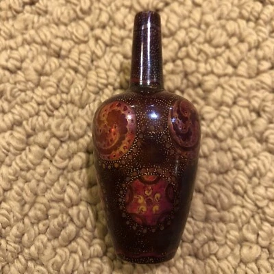 $199.99 • Buy Antique  Zsolnay Pecs  (Hungary) Hand Painted Miniature Porcelain Bud Vase