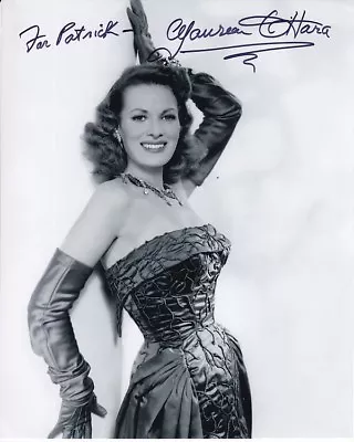 MAUREEN O'HARA Autographed Signed 8x10 Photograph - To Patrick • $220