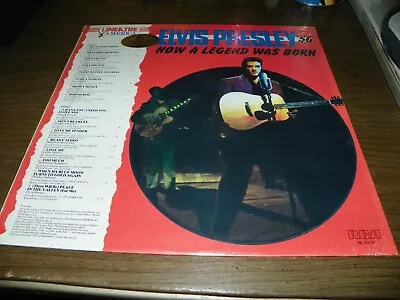 Elvis Presley ‘56 How A Legend Was Born Vinyl LP (33 RPM 12”) ITALY RARE COVER • $34