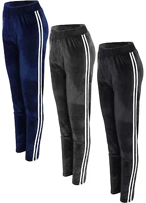 NEW Leggings Joggers Lounge Pants Velour Ladies Women Velvet Tracksuit Bottoms • $12.62