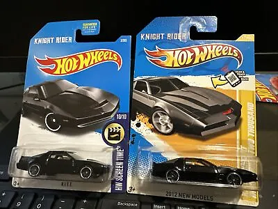 Hot Wheels 1982 Pontiac Trans Am Knight Rider KITT 2015 Lot 2 Variations 2012 • $21.99