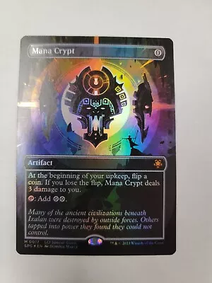 Mana Crypt Foil 0017 Borderless Mythic Special Guests Lost Caverns Of Ixalan • $220