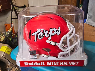 Maryland Terrapins Script Replica Mini Helmet Ncaa Riddell • $28.95