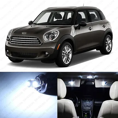 15 X White LED Lights Interior Package For Mini Cooper S Countryman 2011 - 2014 • $15.99