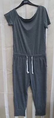 Women's Loungewear Suit. Grey Lounge Wear  One Piece Suit. Asymmetric Shoulder. • £7.99