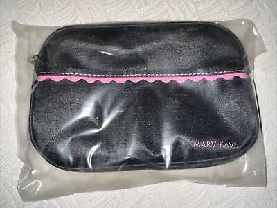 Mary Kay Zipped  Clutch Make Up Case Black — Brand New-Sealed • $8.99