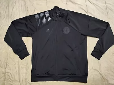 Adidas Manchester United L.I 2017-2018 Soccer Track Jacket Black Men’s Size XL  • $49.99
